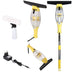 Powerful Window Vacuum Cleaner Set with Telescopic Handle & Spray Bottle - Ideal for Tables, Tiles, Mirrors & Glass!