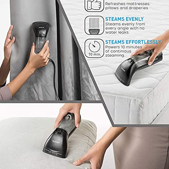 Steamer for Clothes, Hand Held Portable Travel Garment Steamer, Metal Steam Head, 25S Heat Up, Pump System, Mini Size, Handheld Steamer for Any Fabrics, No Water Spitting