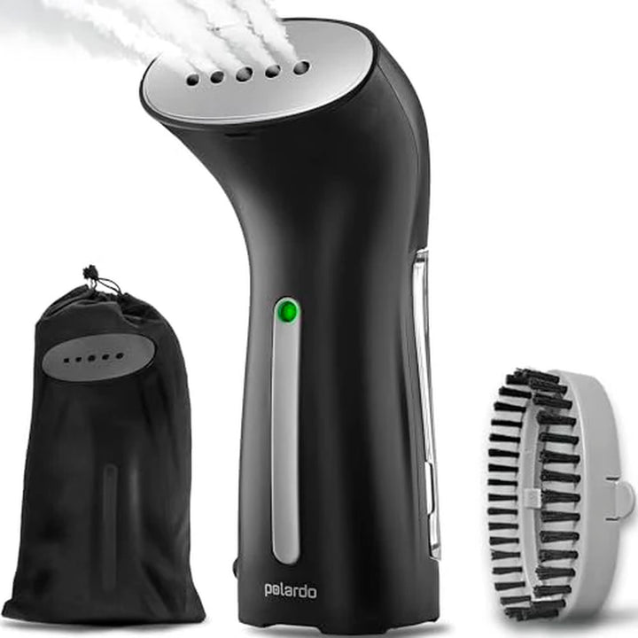 Steamer for Clothes, Hand Held Portable Travel Garment Steamer, Metal Steam Head, 25S Heat Up, Pump System, Mini Size, Handheld Steamer for Any Fabrics, No Water Spitting