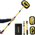 57" Car Wash Brush with Long Handle, 15° Curved Extendable Car Wash Brush with Replaceable Microfiber Mop Head, Portable Car Washing Brush Kit with Storage Bag for RV Truck Camper Cleaning