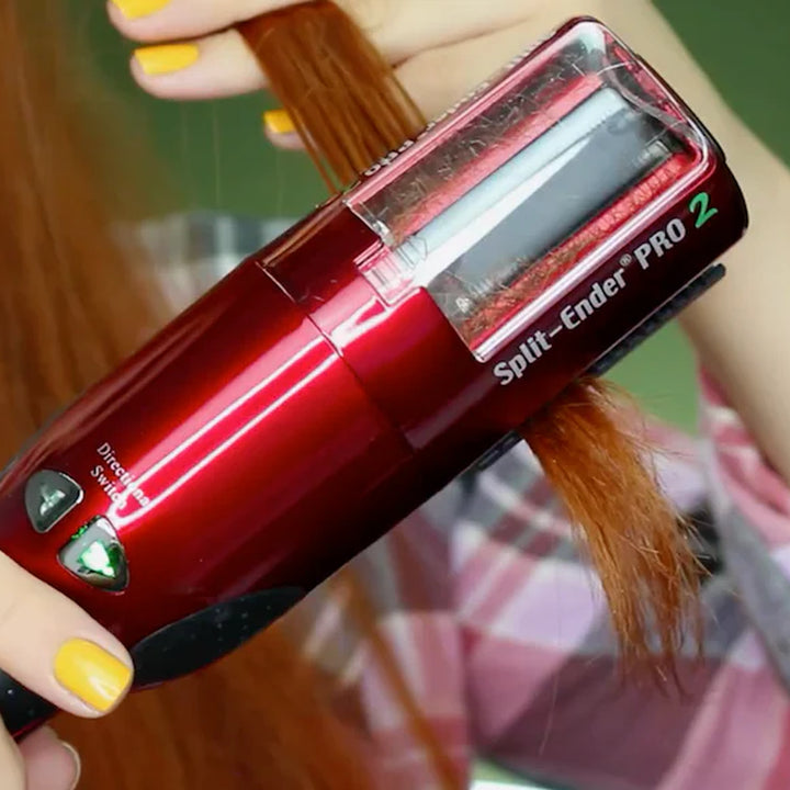 PRO2 - Home Professional, Titanium Coated Blades, Fast and Easy Solution Automatic Split Ends Hair Trimmer. the Original